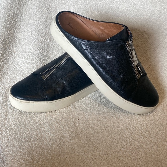 Frye Black sneaks slides-VERY GENTLY WORN - Picture 1 of 7